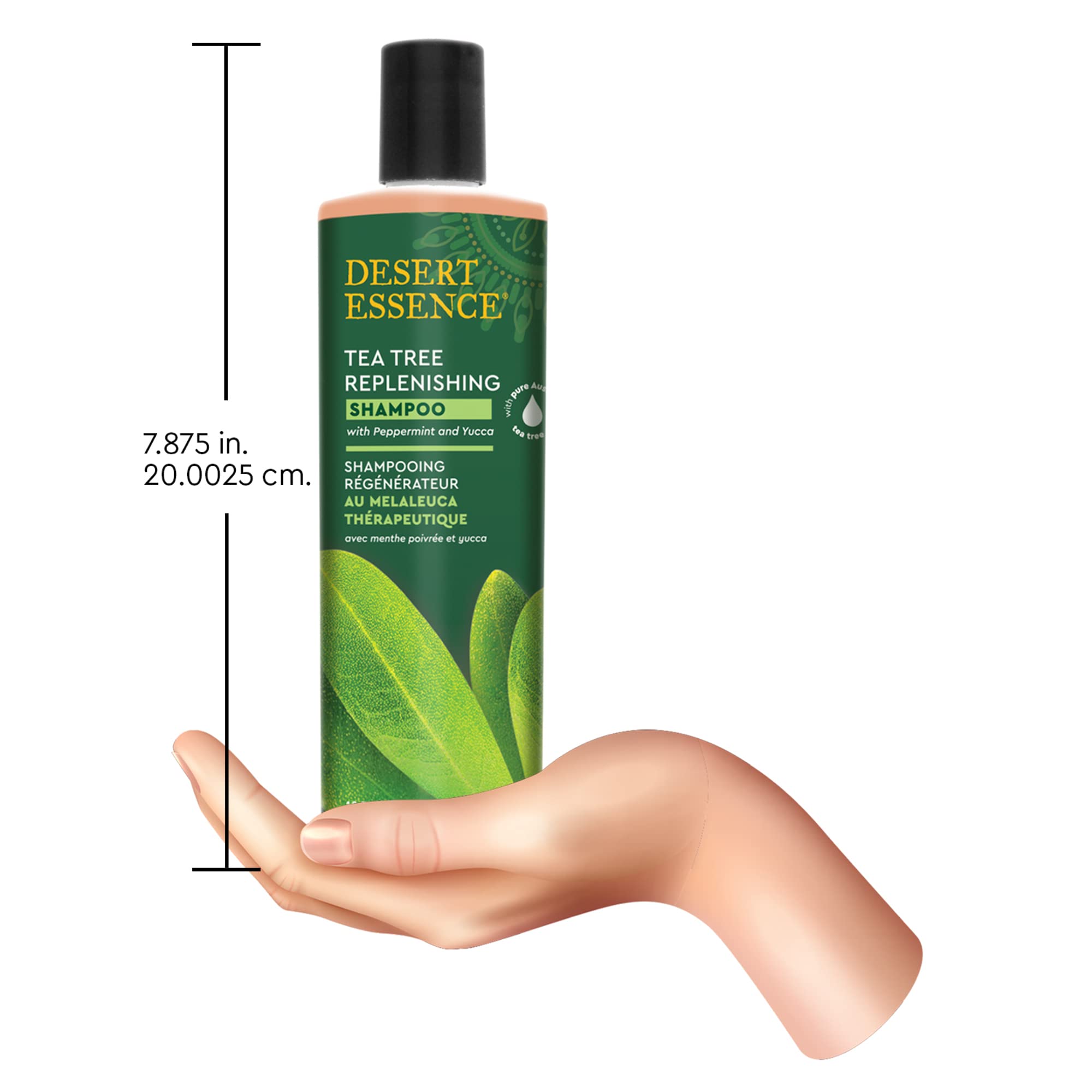Foto 7 pulgar | Champú Desert Essence, Aceite De Árbol De Té, Regenerador, 375 Ml - Venta Internacional.