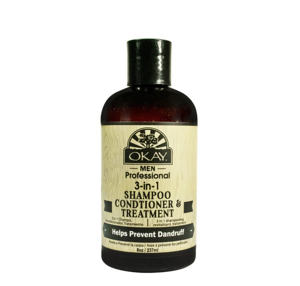 Champú Acondicionador, Tratamiento 3 En 1, Adecuado Para Hombres, 237 Ml - Venta Internacional.