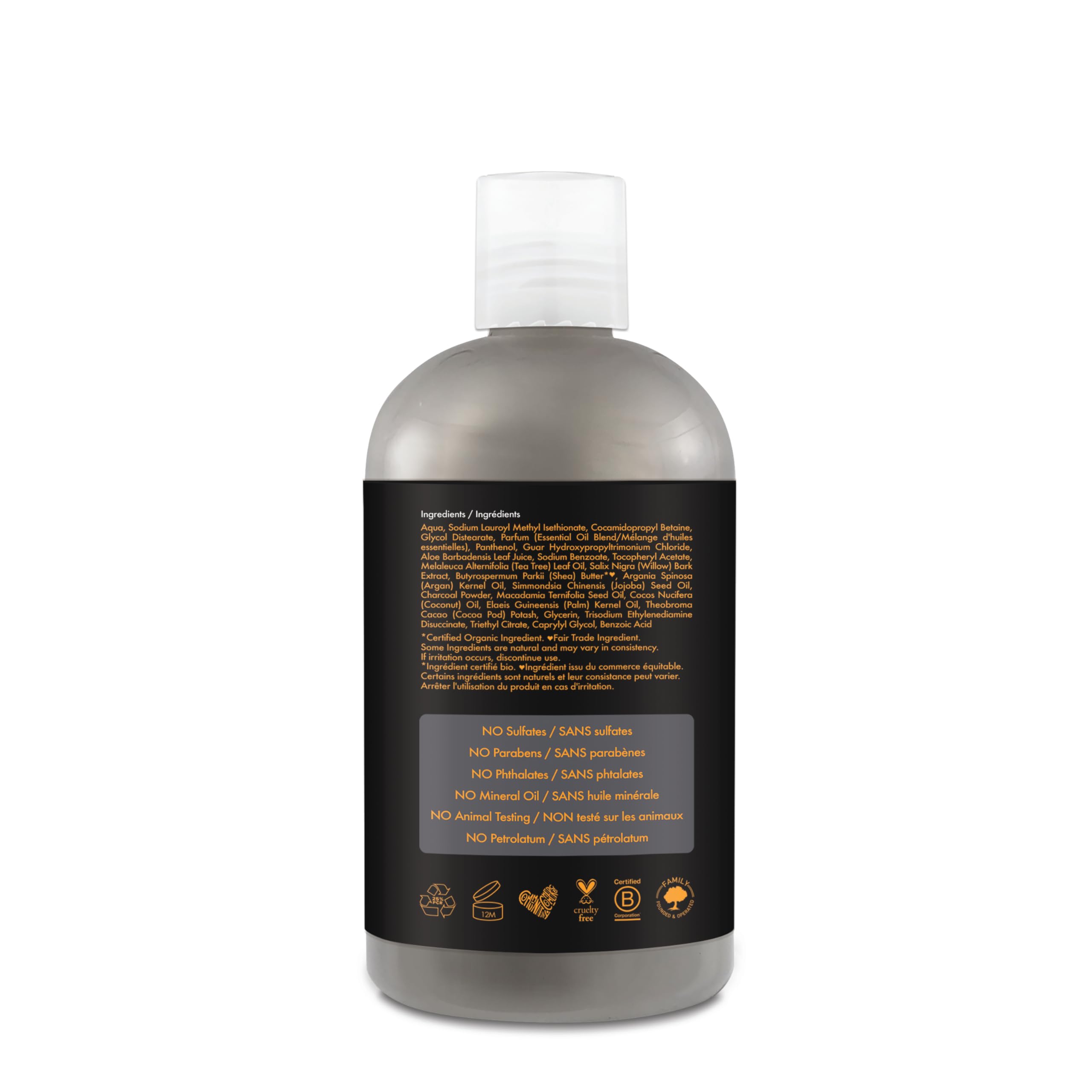 Foto 3 | Shampoo Sheamoisture, Jabón Negro Africano, Carbón De Bambú, 384 Ml - Venta Internacional.