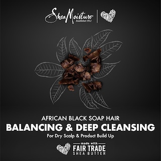 Foto 7 | Shampoo Sheamoisture, Jabón Negro Africano, Carbón De Bambú, 384 Ml - Venta Internacional.