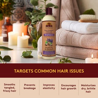 Foto 6 | Shampoo Okay Black Con Aceite De Ricino Jamaicano Y Lavanda 355 Ml - Venta Internacional.