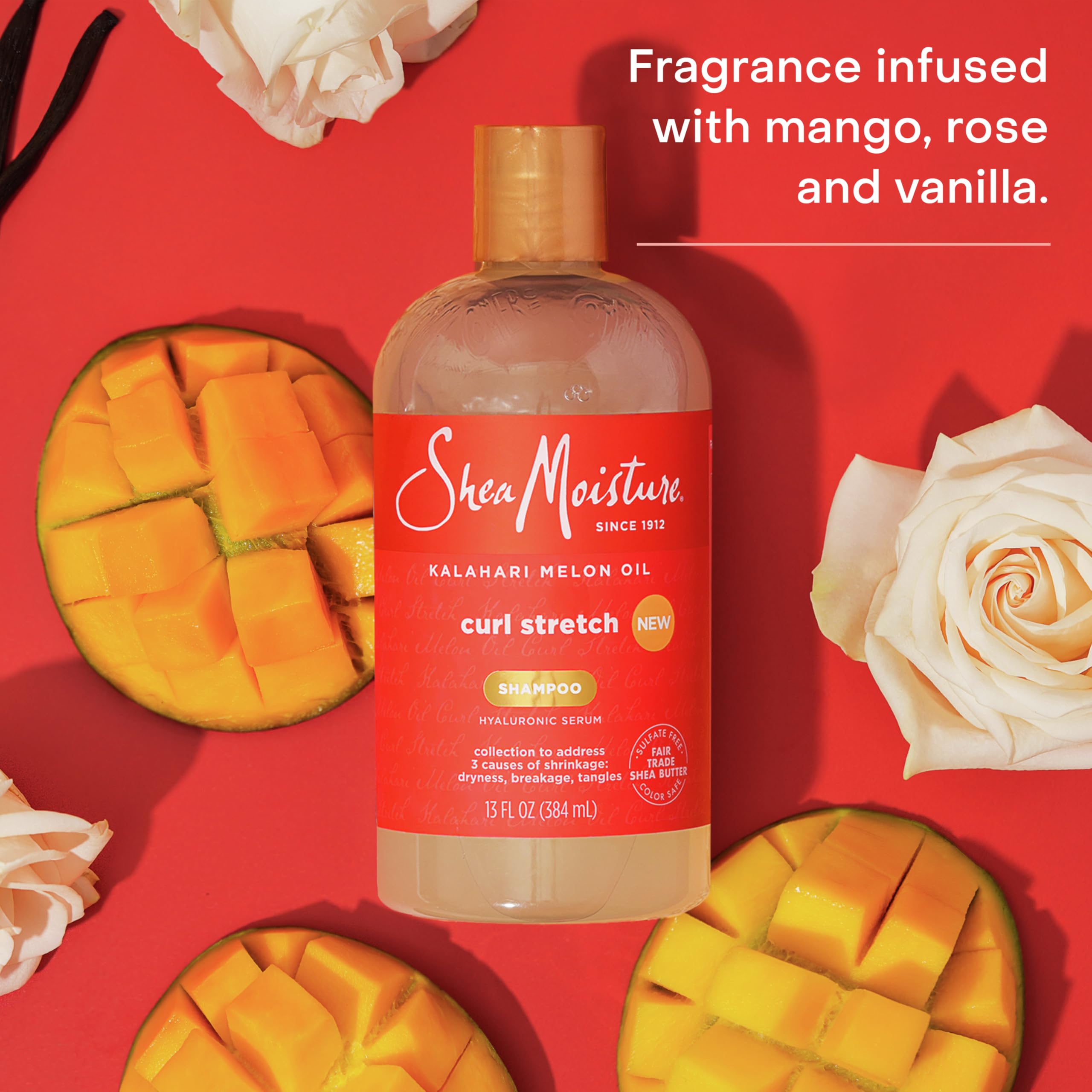 Foto 4 pulgar | Champú Sheamoisture Curl Stretch, Aceite De Melón Kalahari, 384 Ml - Venta Internacional.