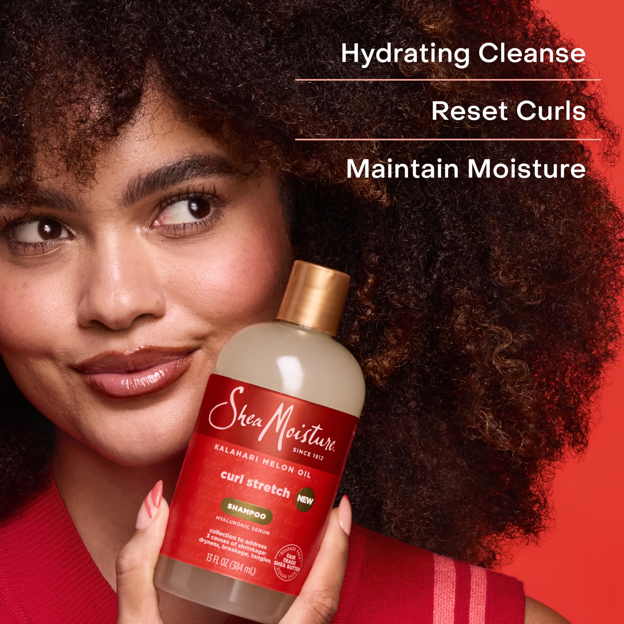 Foto 7 pulgar | Champú Sheamoisture Curl Stretch, Aceite De Melón Kalahari, 384 Ml - Venta Internacional.