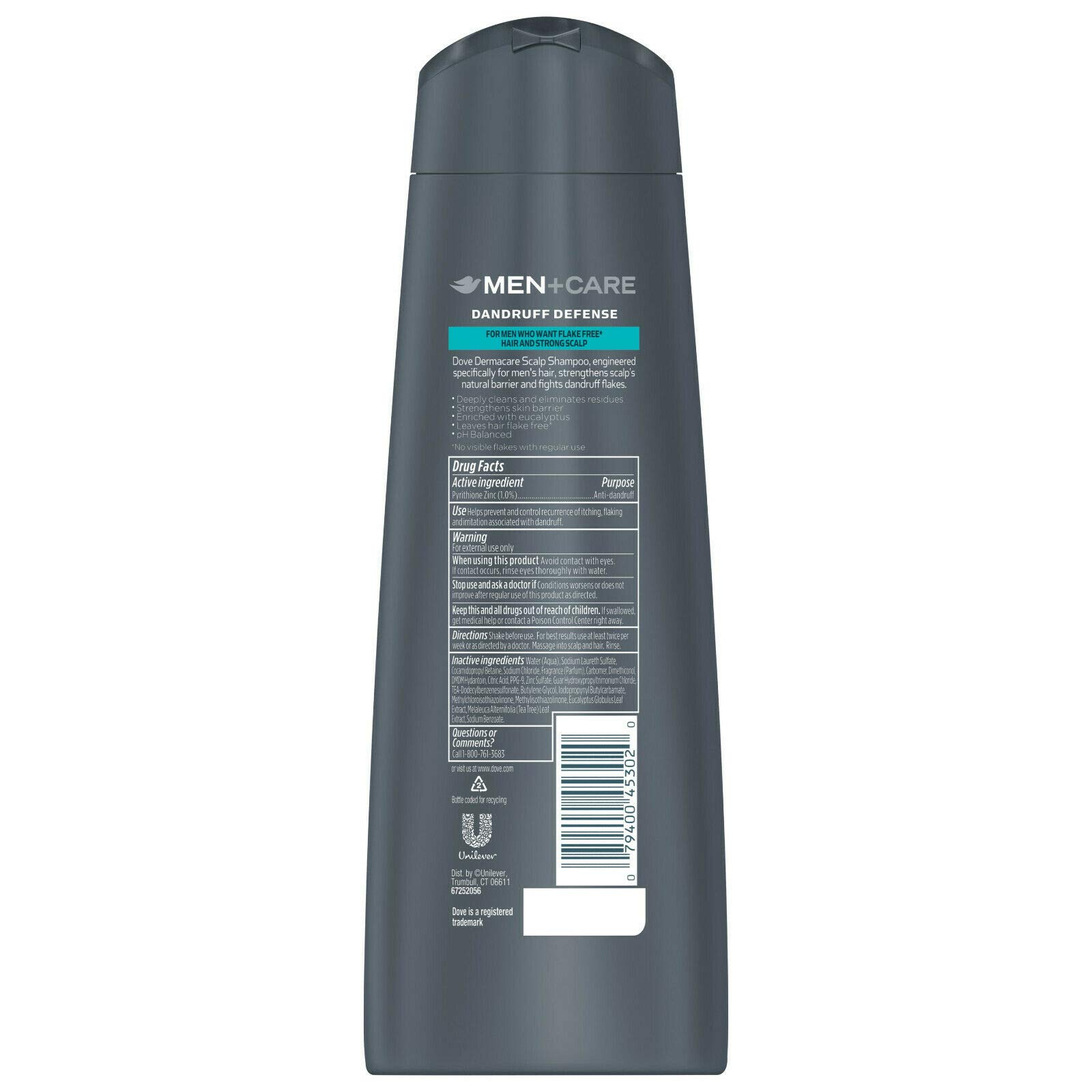 Foto 5 pulgar | Champú Y Acondicionador Dove Men+care Dermacare Scalp 360 Ml - Venta Internacional.