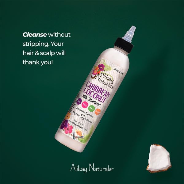 Foto 3 pulgar | Champú Alikay Naturals Caribbean Coconut Milk 236 ml - Venta Internacional