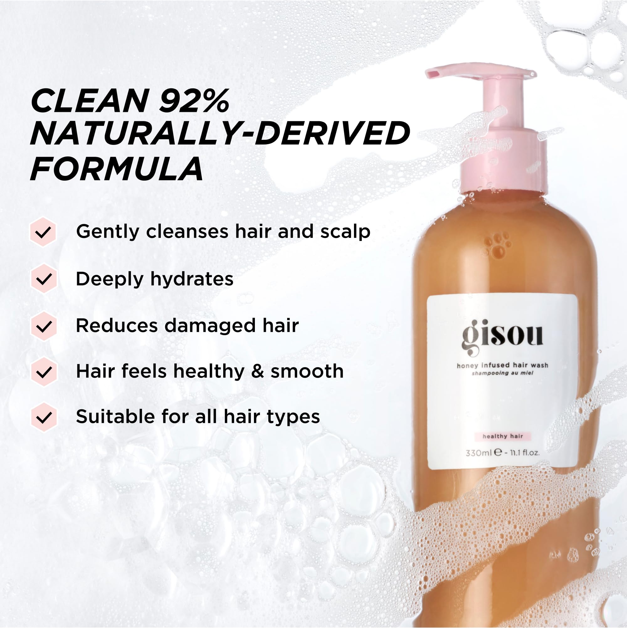 Foto 6 pulgar | Champú Gisou  Gel De Baño Con Infusión De Miel  Tamaño De Viaje  75 Ml - Venta Internacional.