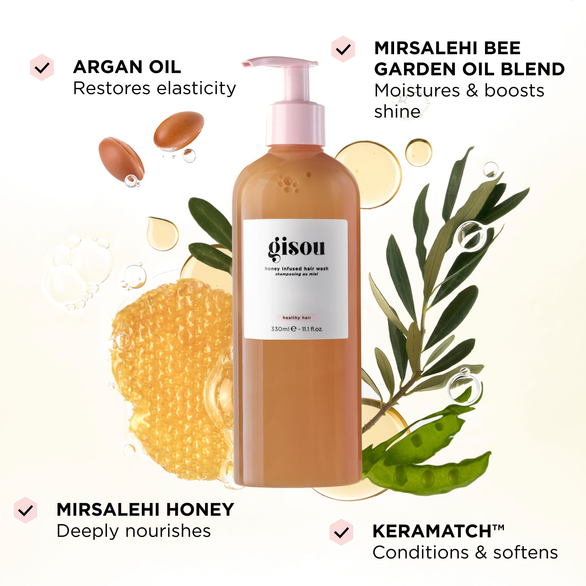 Foto 7 pulgar | Champú Gisou  Gel De Baño Con Infusión De Miel  Tamaño De Viaje  75 Ml - Venta Internacional.