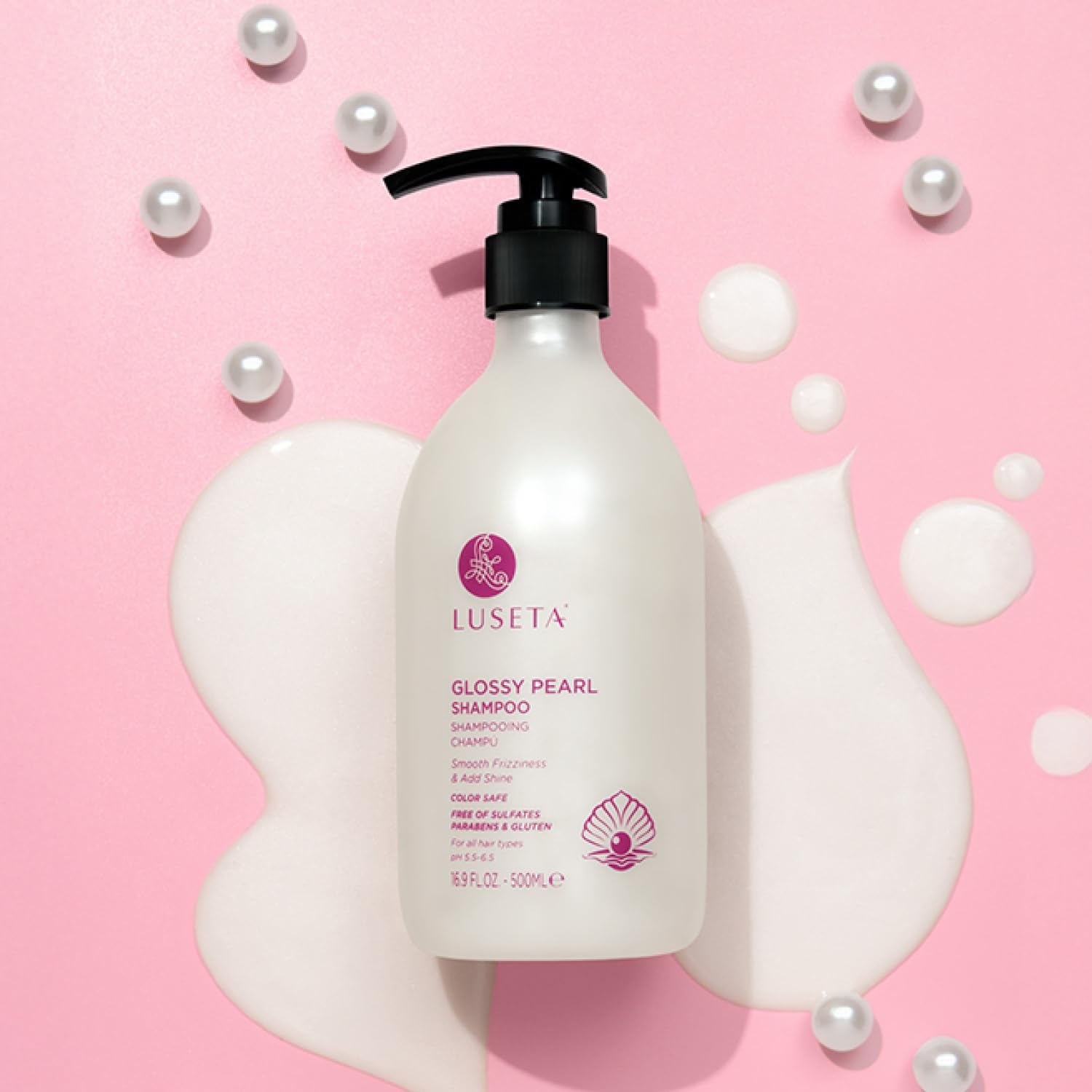 Foto 4 pulgar | Champú Luseta Glossy Pearl  Suavizante Y Nutritivo  500 Ml - Venta Internacional.