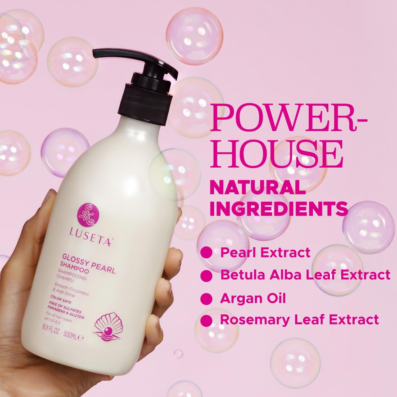 Foto 5 pulgar | Champú Luseta Glossy Pearl  Suavizante Y Nutritivo  500 Ml - Venta Internacional.