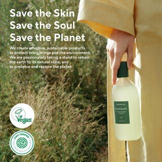 Foto 5 | Champú Exfoliante Para Cuero Cabelludo Aromatica Rosemary 400 Ml Vegano - Venta Internacional.