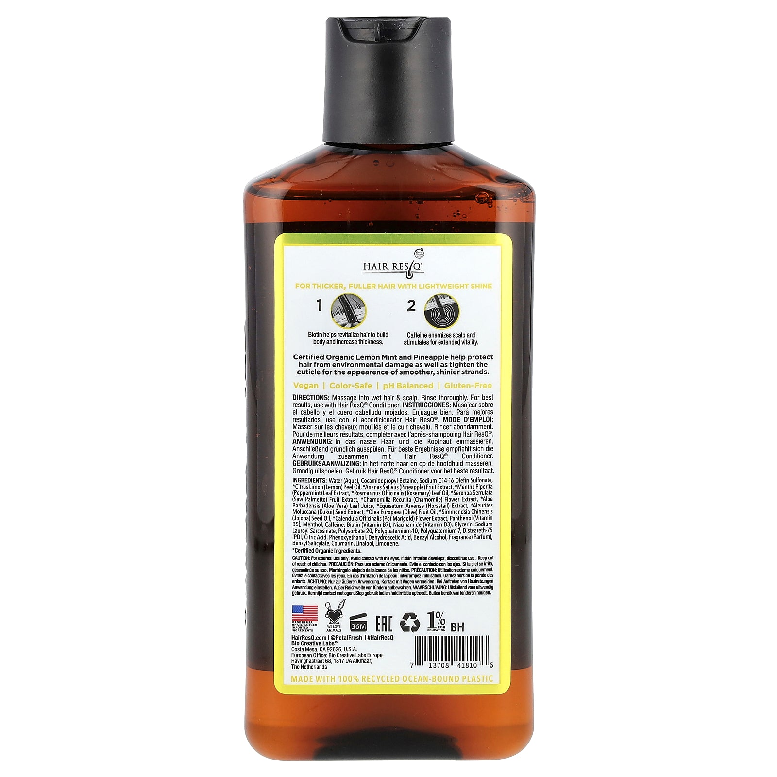Foto 3 pulgar | Champú Petal Fresh Hair Resq  Biotina  Espesante Y Abrillantador  355 Ml - Venta Internacional.