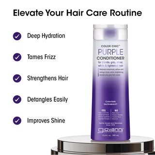 Foto 5 | Acondicionador Giovanni Color Chic Purple 400 Ml Para Cabello Rubio - Venta Internacional.