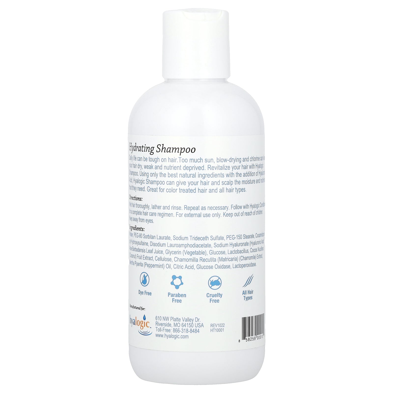 Foto 2 | Champú Hyalogic Con Ácido Hialurónico 295 7 Ml - Venta Internacional.