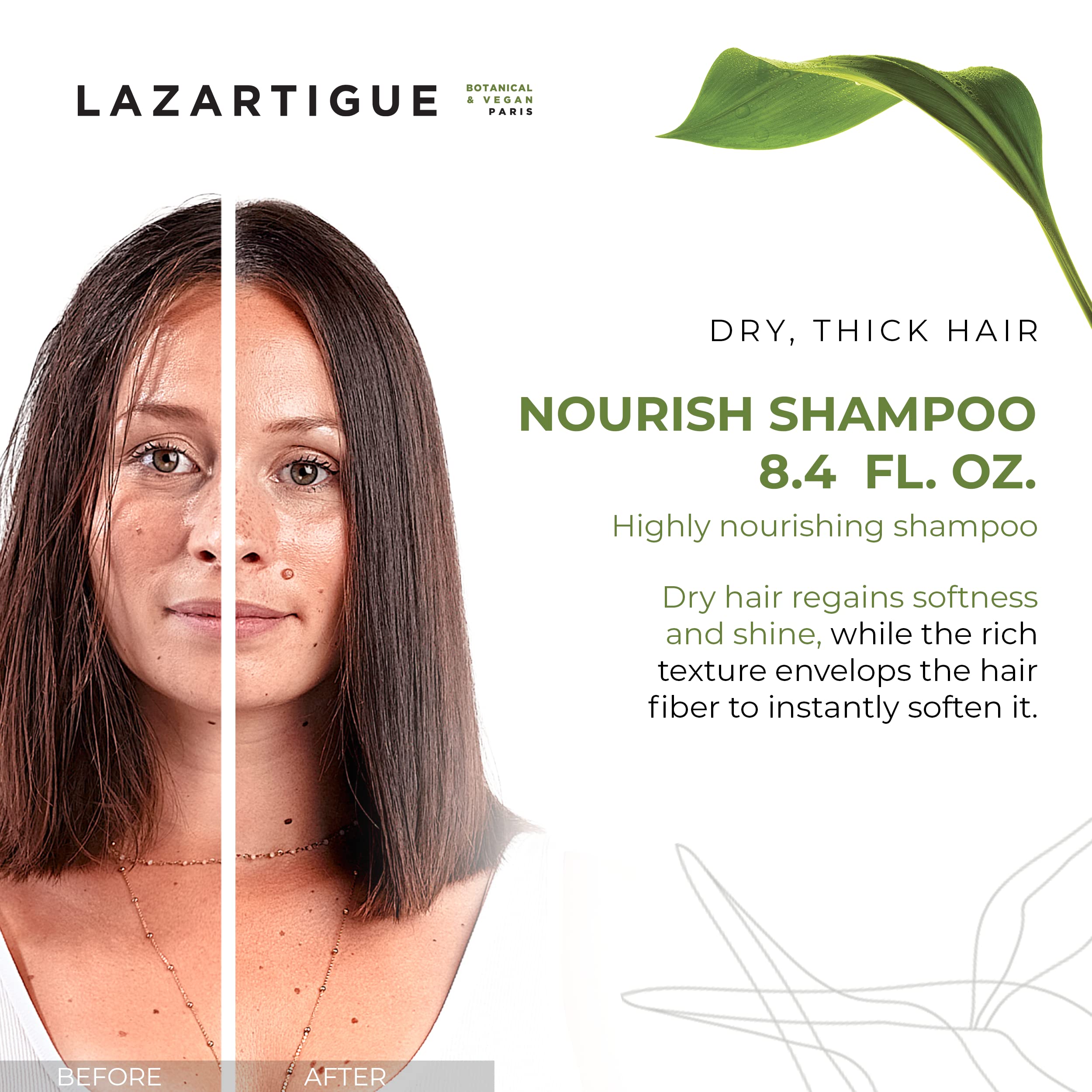 Foto 3 pulgar | Champú Lazartigue Nourish 250 ml - Venta Internacional