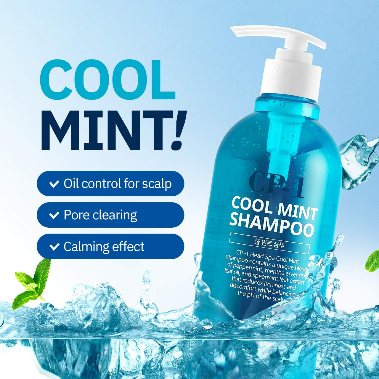 Foto 3 | Champú Cp-1 Cool Mint Relief Icy Menthol Para Cabello Seco  500 Ml - Venta Internacional.