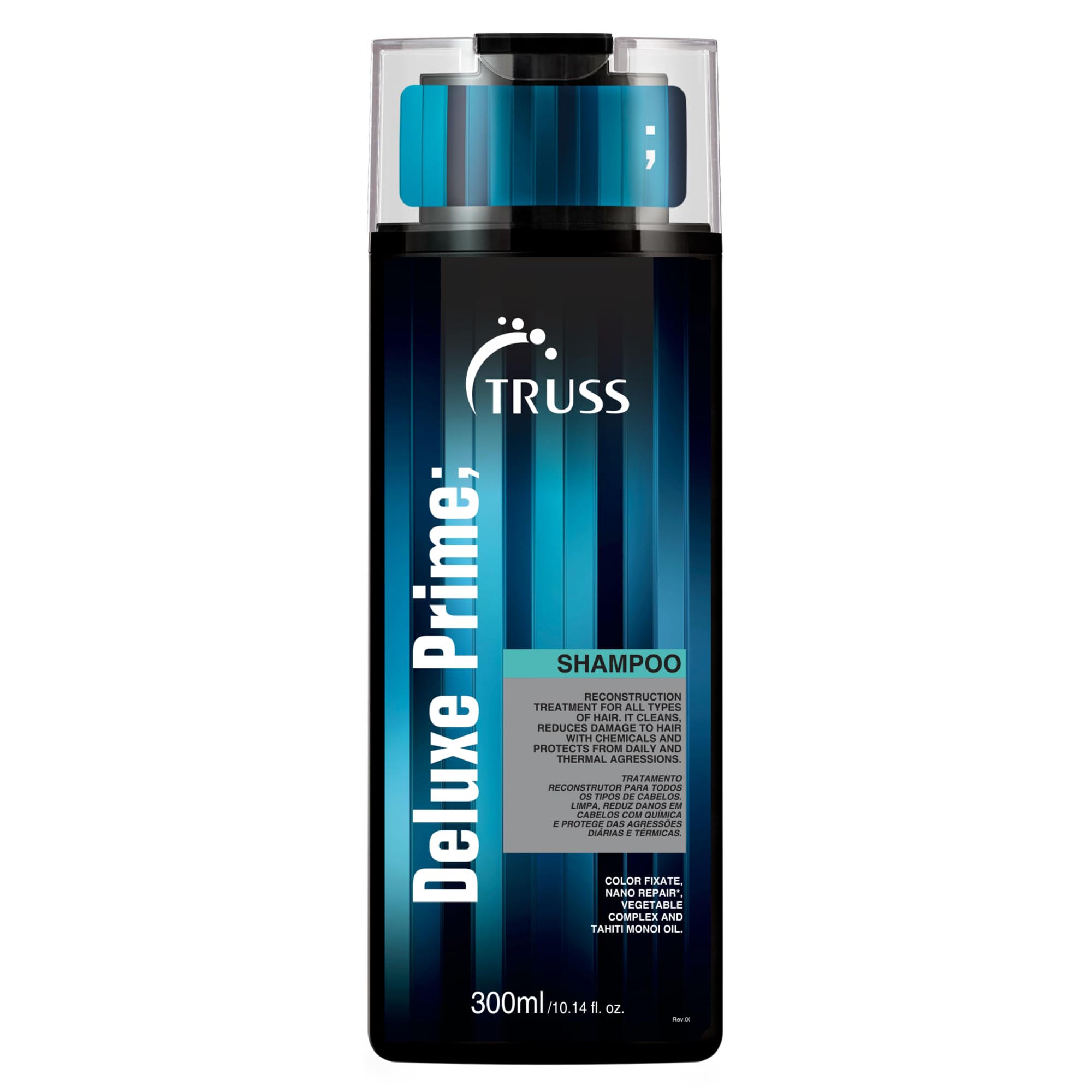 Champú Truss Deluxe Prime Deep Cleansing 300 Ml Para Cabello Dañado - Venta Internacional.