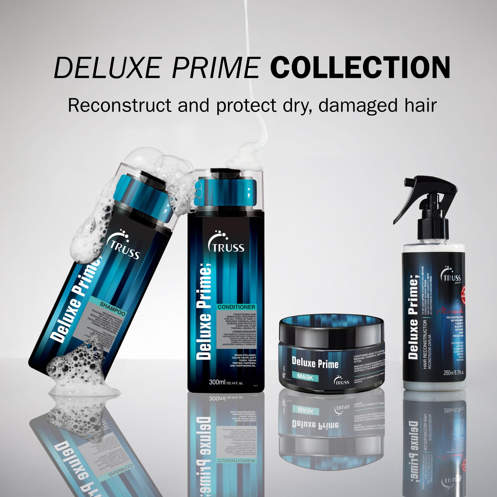 Foto 7 pulgar | Champú Truss Deluxe Prime Deep Cleansing 300 Ml Para Cabello Dañado - Venta Internacional.