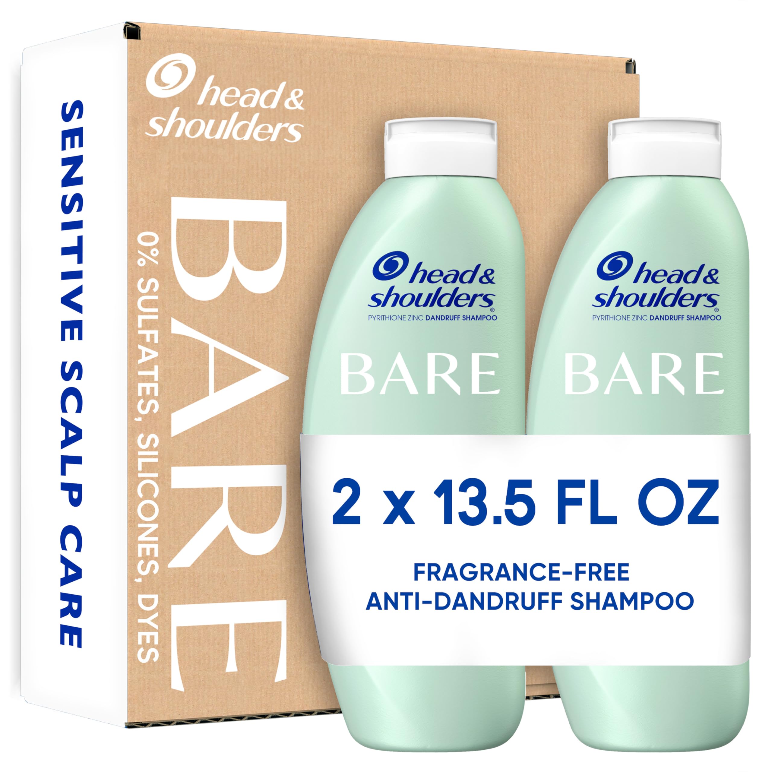 Champú Head & Shoulders Bare Para Cuero Cabelludo Sensible A La Caspa 400 Ml - Venta Internacional.
