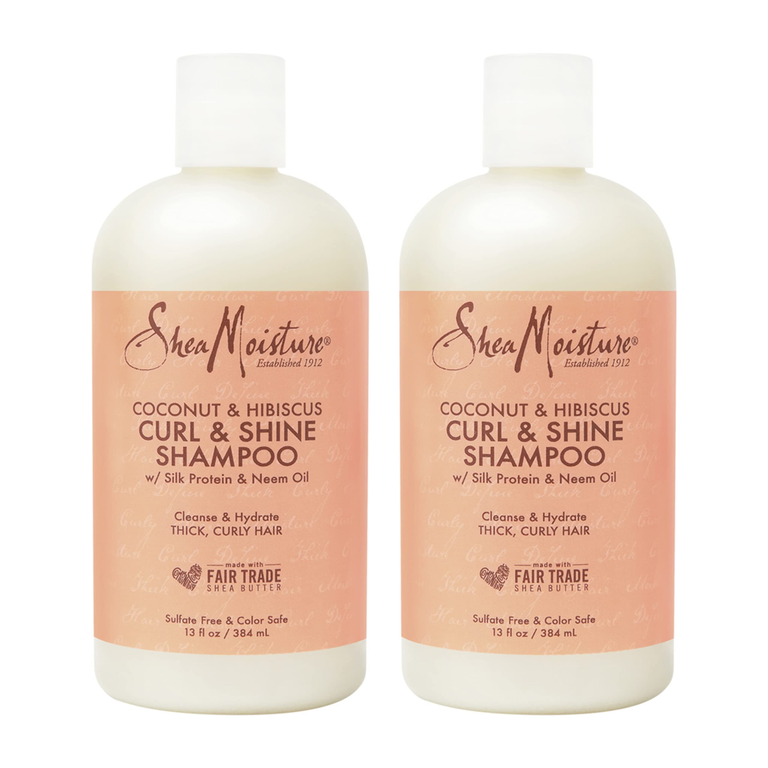 Champú Sheamoisture Curl And Shine Coconut 385 Ml (paquete De 2) - Venta Internacional.