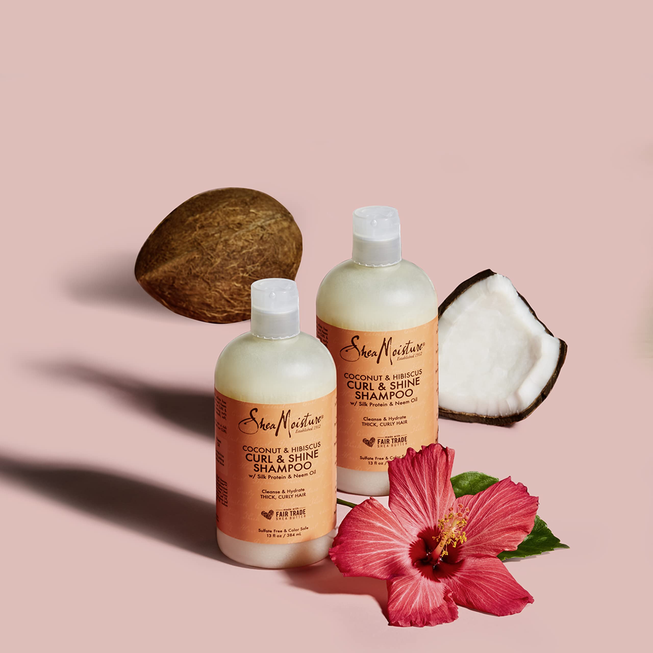 Foto 8 pulgar | Champú Sheamoisture Curl And Shine Coconut 385 Ml (paquete De 2) - Venta Internacional.