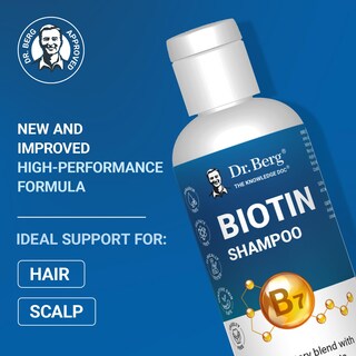 Foto 2 | Champú Dr. Berg Biotin Para Hombres Y Mujeres 240 Ml Sin Parabenos - Venta Internacional.