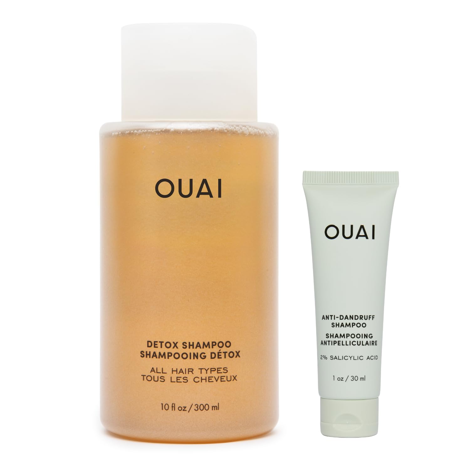 Paquete De Champú Ouai Detox (300 Ml) Y Anticaspa (30 Ml) X2 - Venta Internacional.