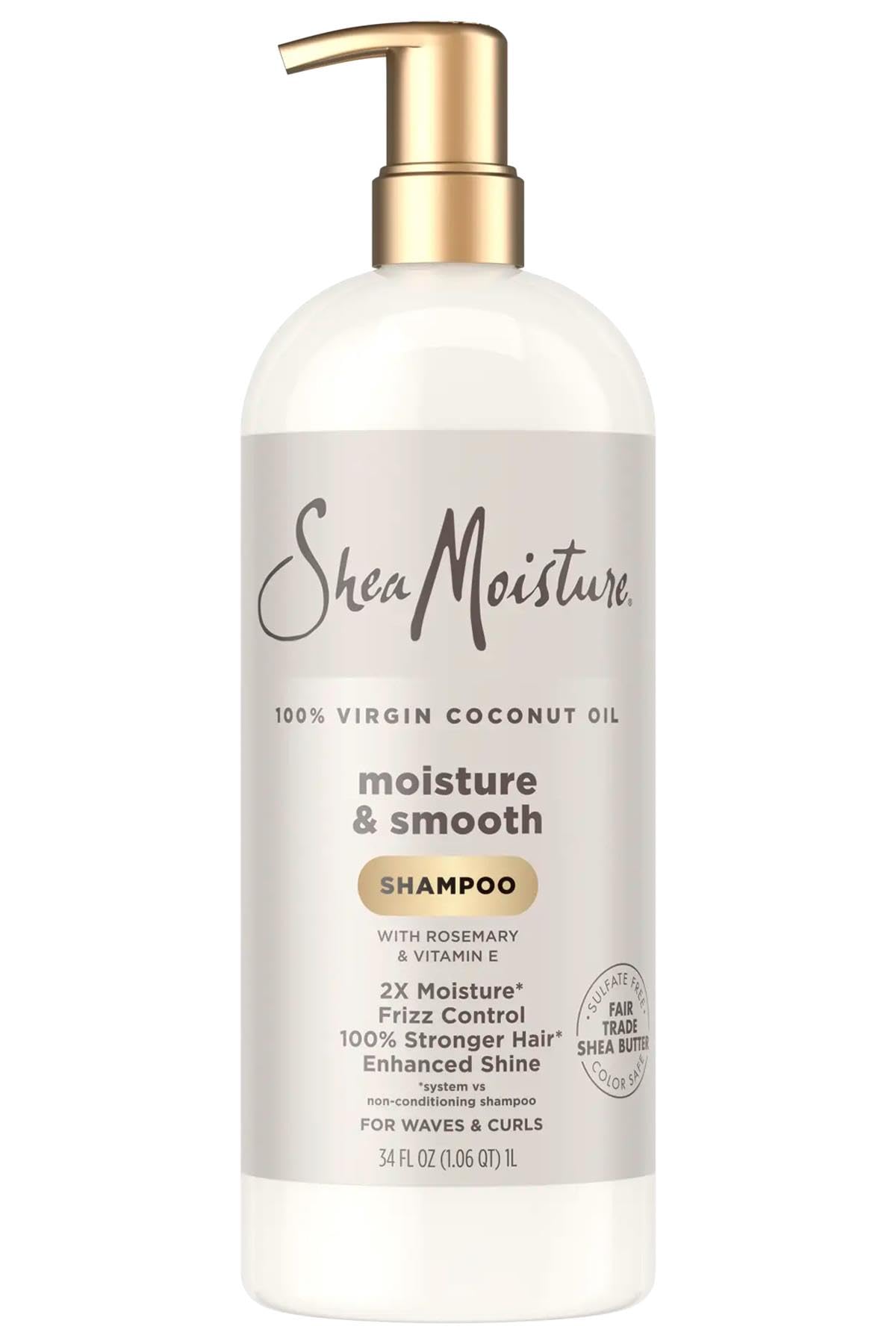 Champú Sheamoisture 100% Aceite De Coco Virgen 1l - Venta Internacional.