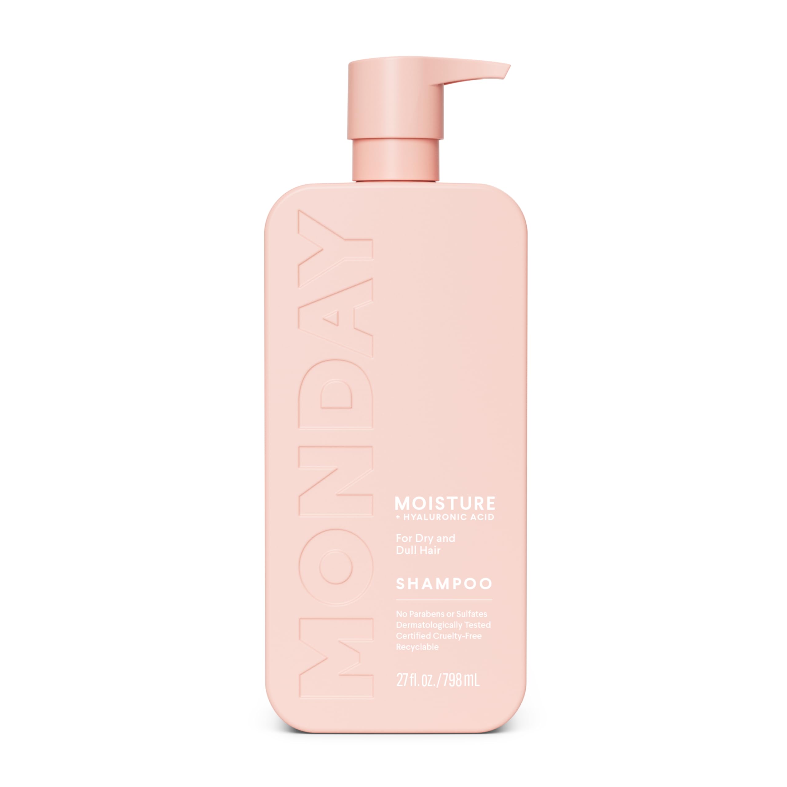 Champú Monday Haircare Moisture Con Ácido Hialurónico Y Karité 798 Ml - Venta Internacional.