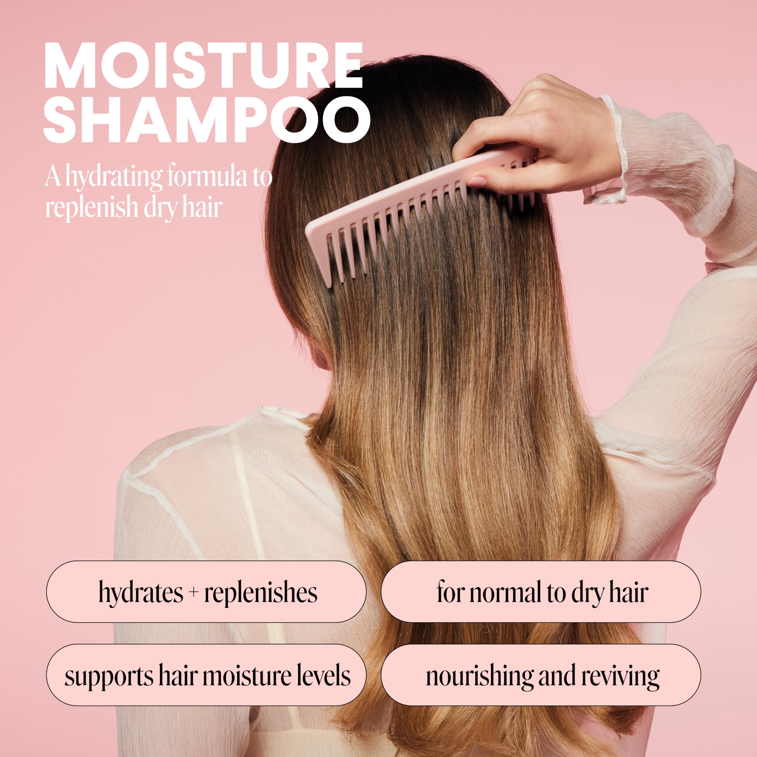 Foto 4 pulgar | Champú Monday Haircare Moisture Con Ácido Hialurónico Y Karité 798 Ml - Venta Internacional.