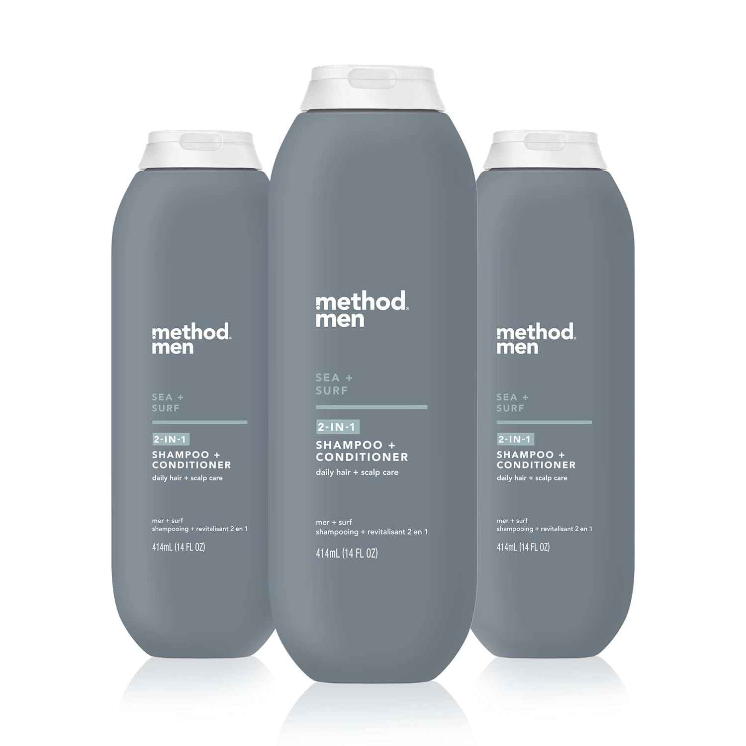Champú Y Acondicionador Method Men Sea + Surf  400 Ml (paquete De 3) - Venta Internacional.