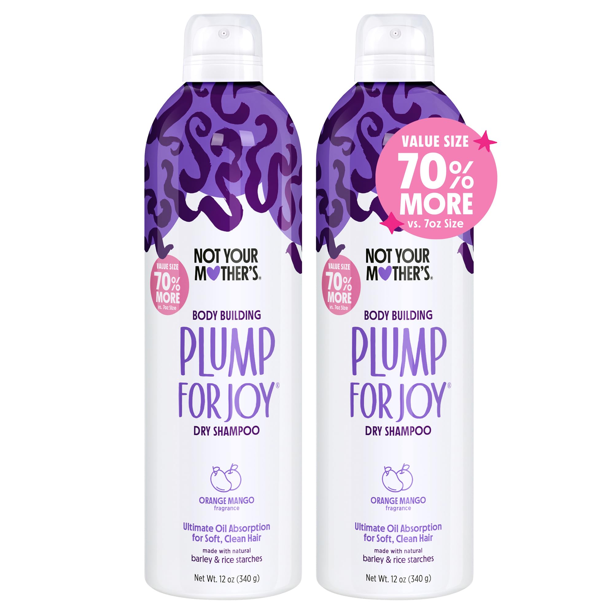 Champú Seco Not Your Mother's Plump For Joy 355 Ml (paquete De 2) - Venta Internacional.