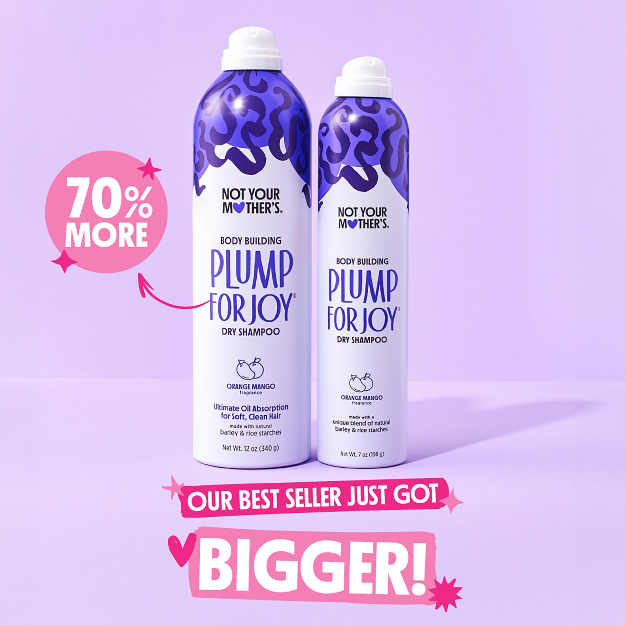 Foto 3 pulgar | Champú Seco Not Your Mother's Plump For Joy 355 Ml (paquete De 2) - Venta Internacional.
