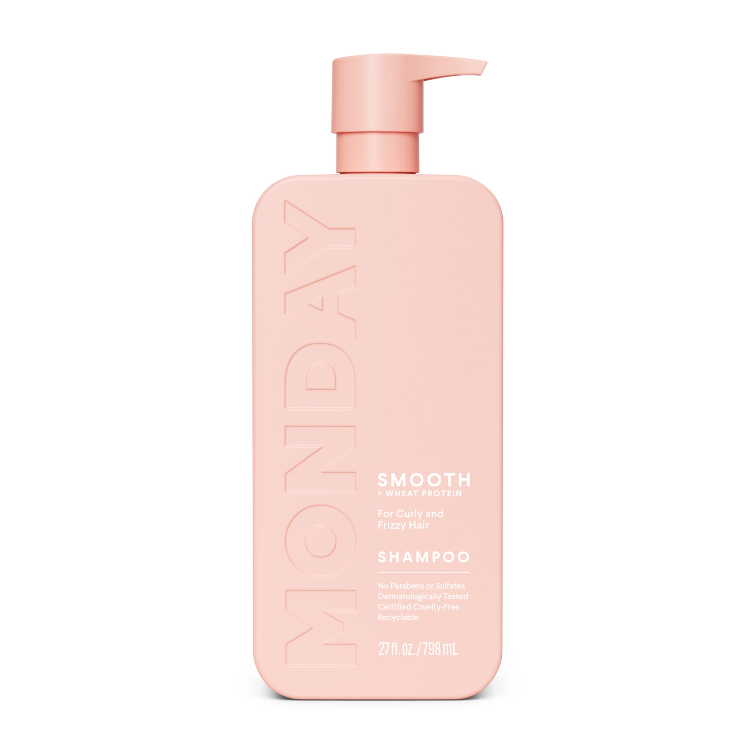 Champú Monday Haircare Smooth Con Proteína De Trigo Y Aceite De Aguacate - Venta Internacional.