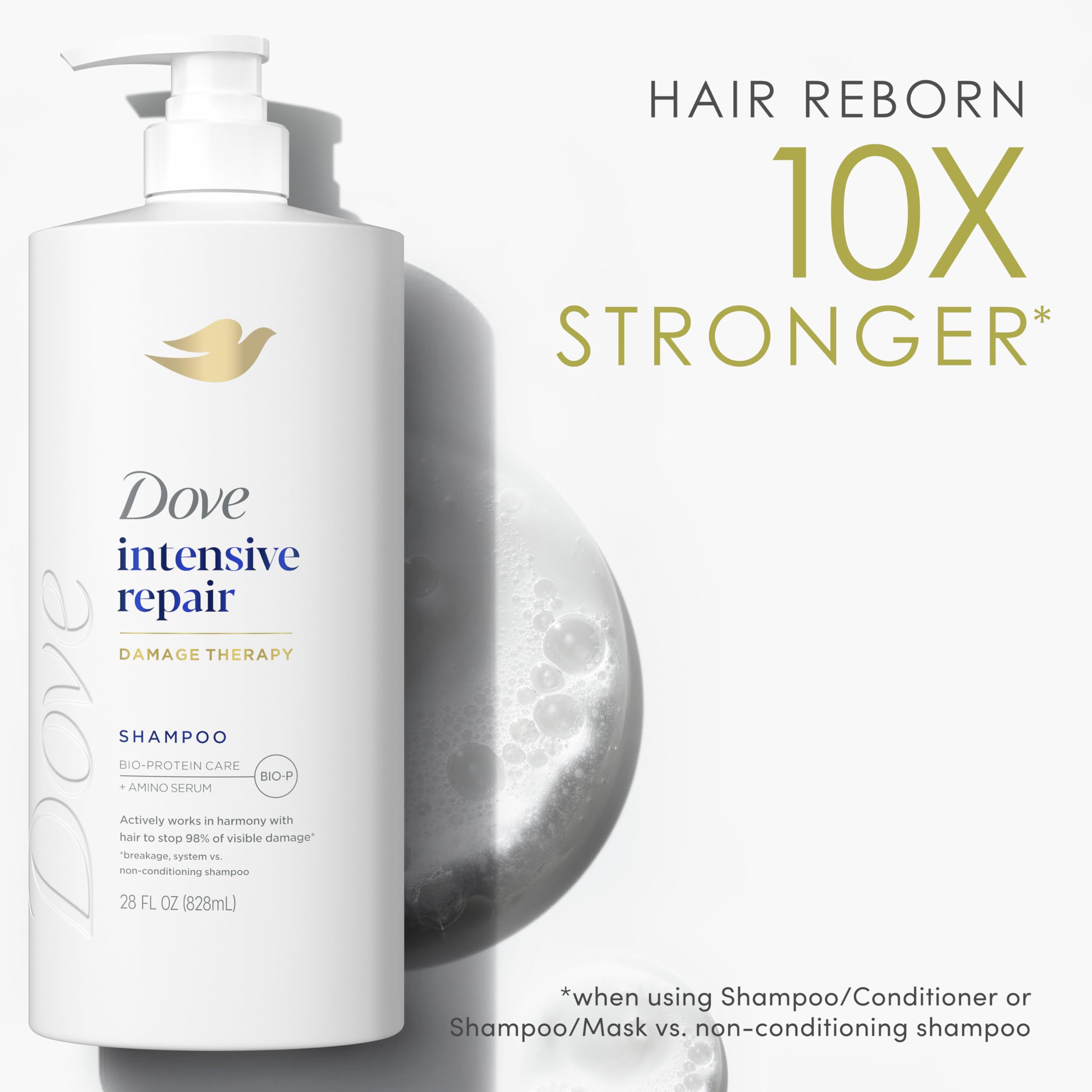 Foto 6 pulgar | Champú Dove Intensive Repair Para Cabello Dañado  828 Ml  Paquete De 4 - Venta Internacional.