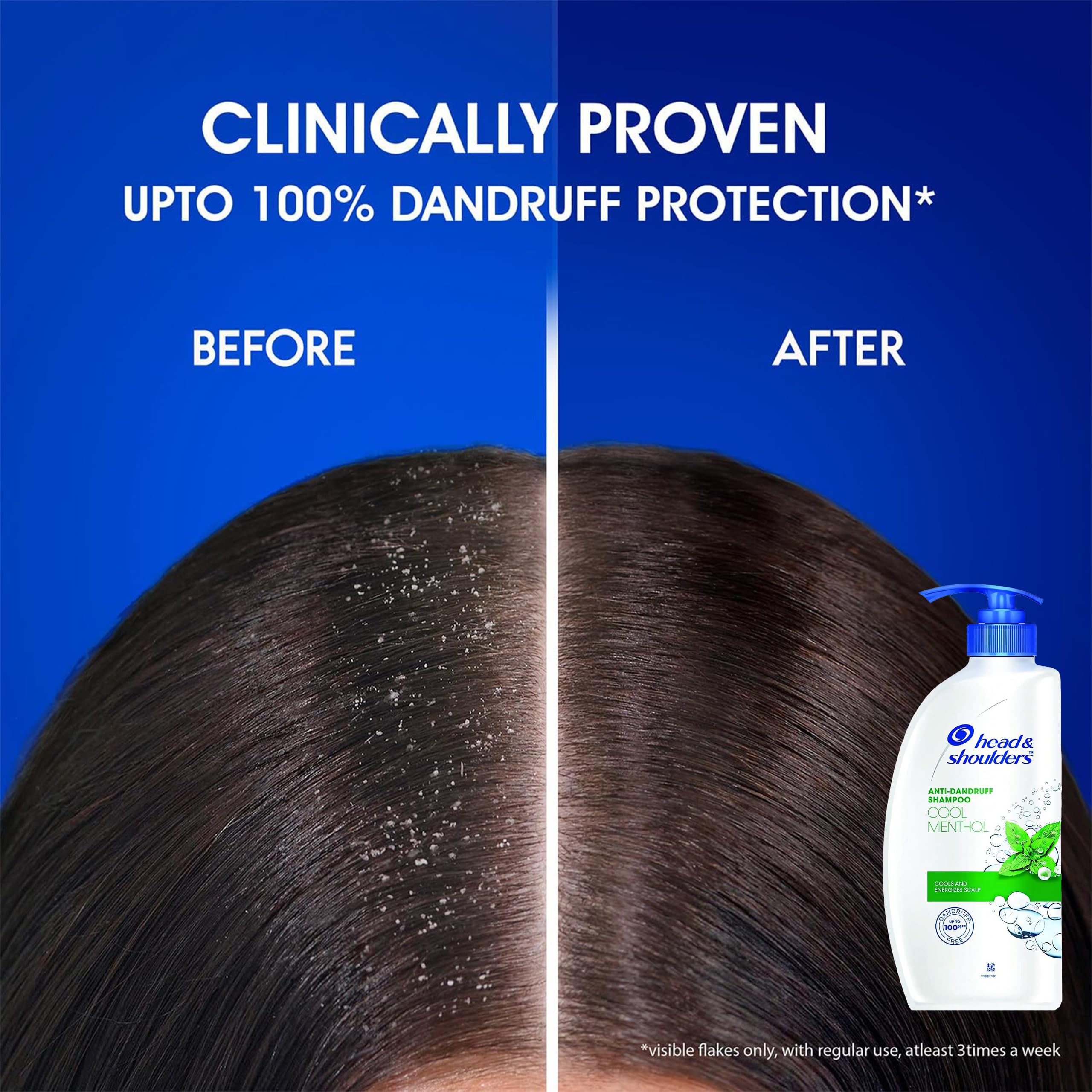 Foto 8 pulgar | Champú Head & Shoulders Anticaspa Cool Menthol 650 Ml X 2 - Venta Internacional.