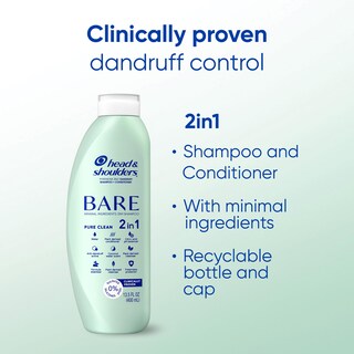 Foto 2 | Champú Y Acondicionador Head & Shoulders Bare 2 En 1 400 Ml - Venta Internacional.