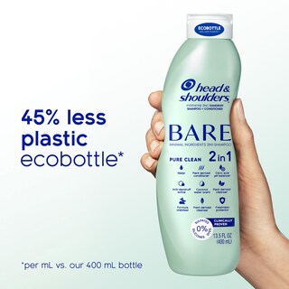 Foto 4 | Champú Y Acondicionador Head & Shoulders Bare 2 En 1 400 Ml - Venta Internacional.