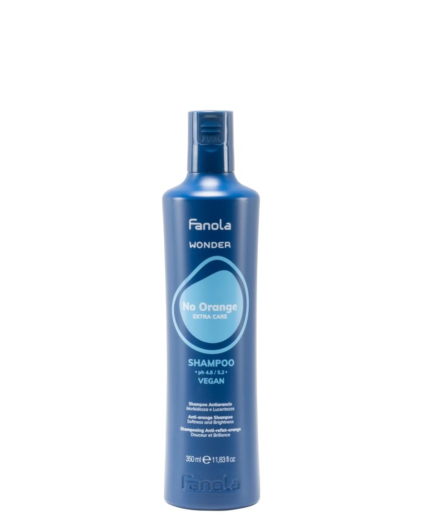 Champú Fanola Wonder No Orange Blue 1000 Ml Para Cabello Teñido - Venta Internacional.