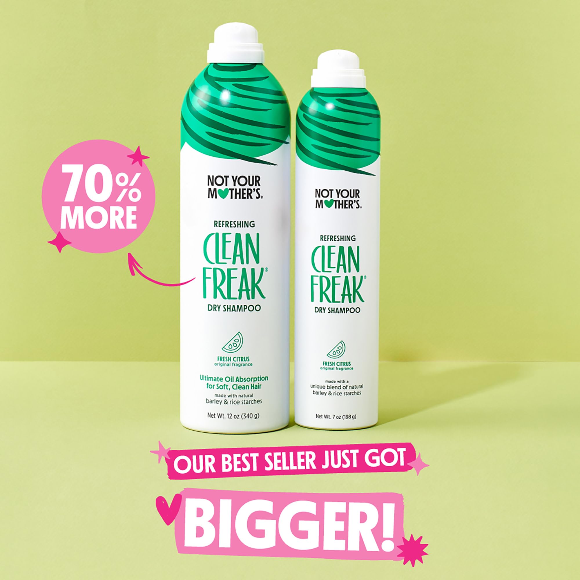 Foto 3 pulgar | Champú Seco Not Your Mother's Clean Freak 355 Ml (paquete De 2) - Venta Internacional.
