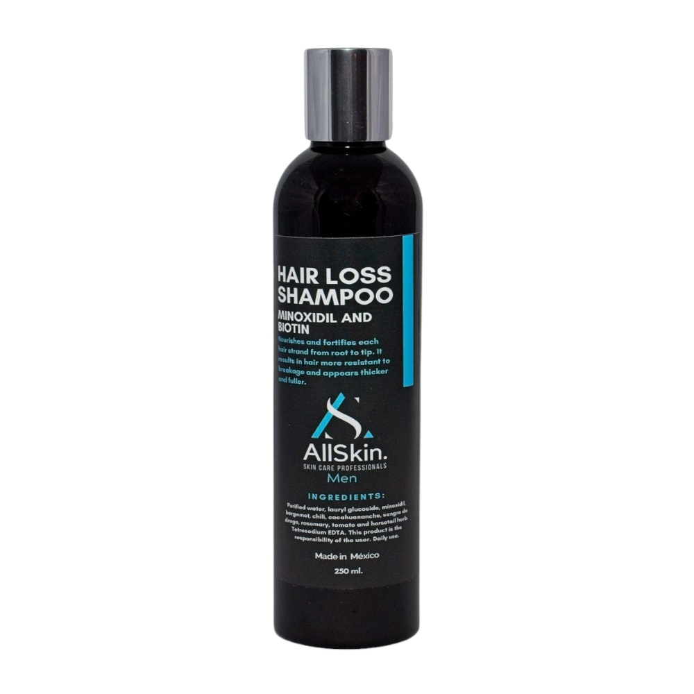 Shampoo Anticaída Con Minoxidil Y Biotina Allskin