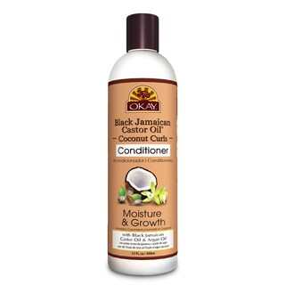 Foto 1 | Acondicionador Okay Black Con Aceite De Ricino Jamaicano Y Coco Para Rizos 355 Ml - Venta Internacional.