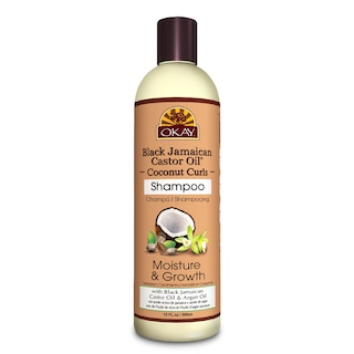 Foto 1 | Shampoo Okay Black Aceite De Ricino Jamaicano 355 Ml Rizos De Coco - Venta Internacional.