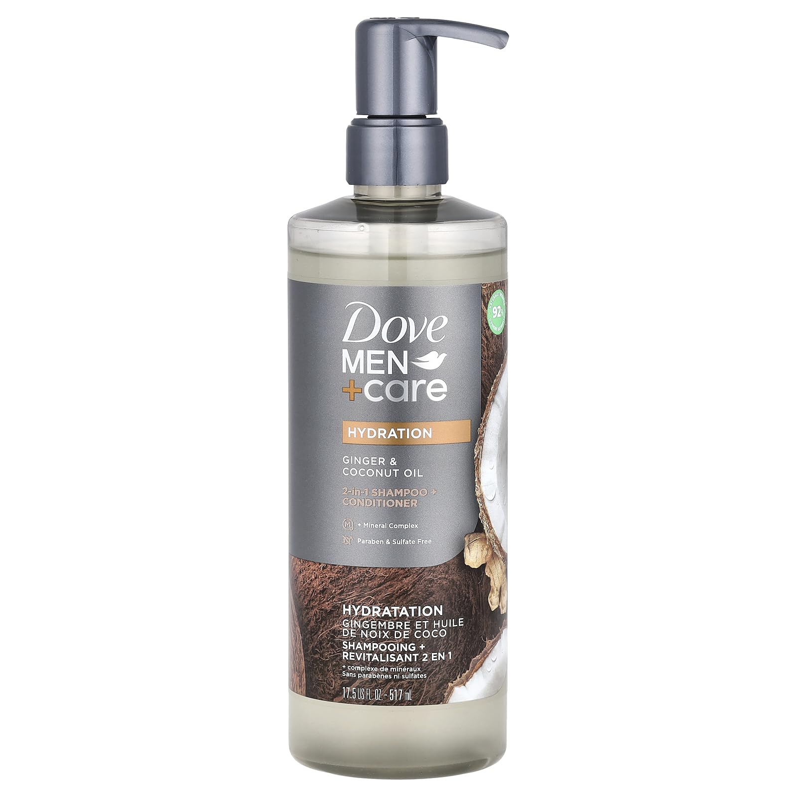 Foto 2 pulgar | Champú Y Acondicionador Dove Men 2n1 Pro Hydration 517ml - Venta Internacional.