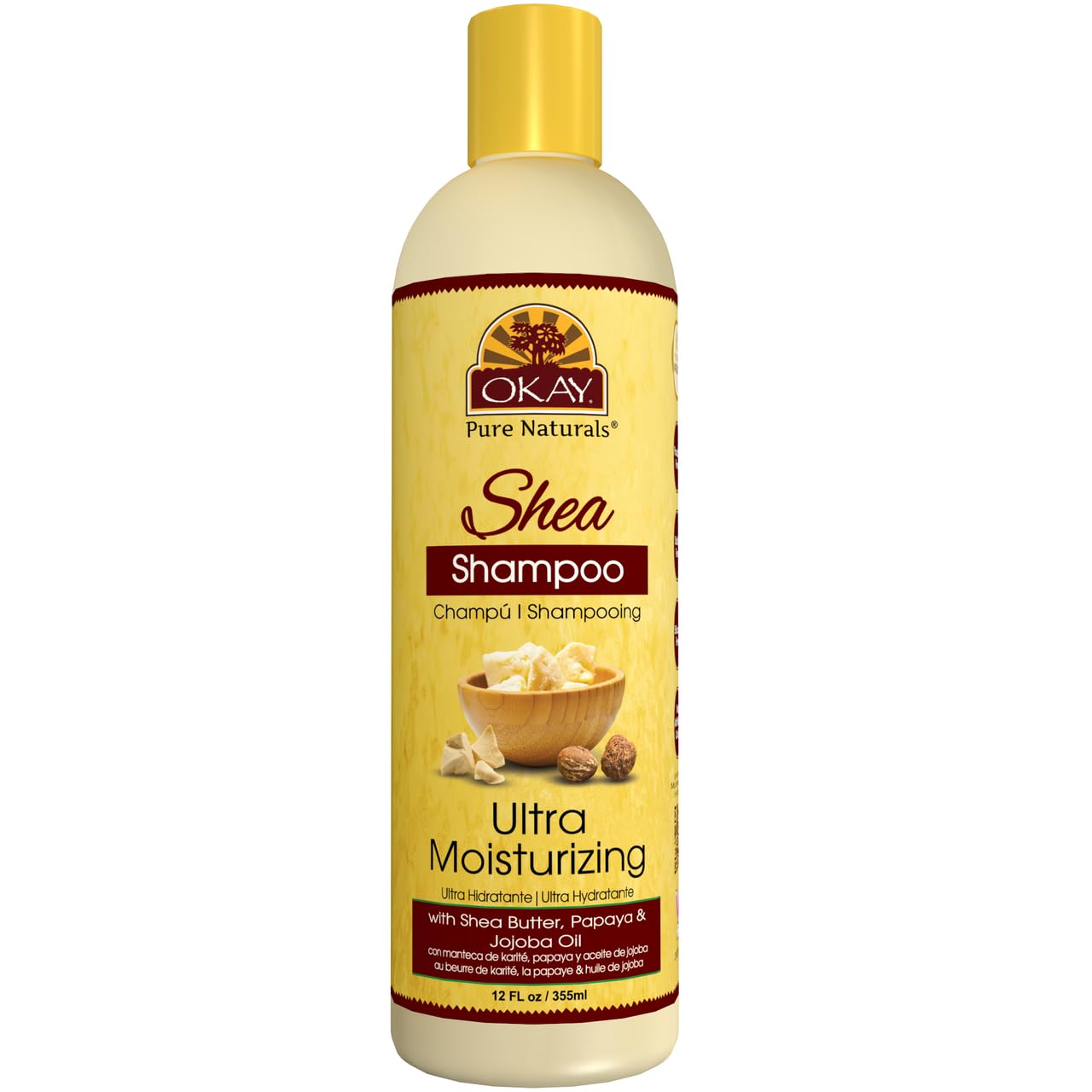 Foto 2 pulgar | El Champú Okay Shea (355 Ml) Revitaliza El Cabello Y Lo Hidrata - Venta Internacional.