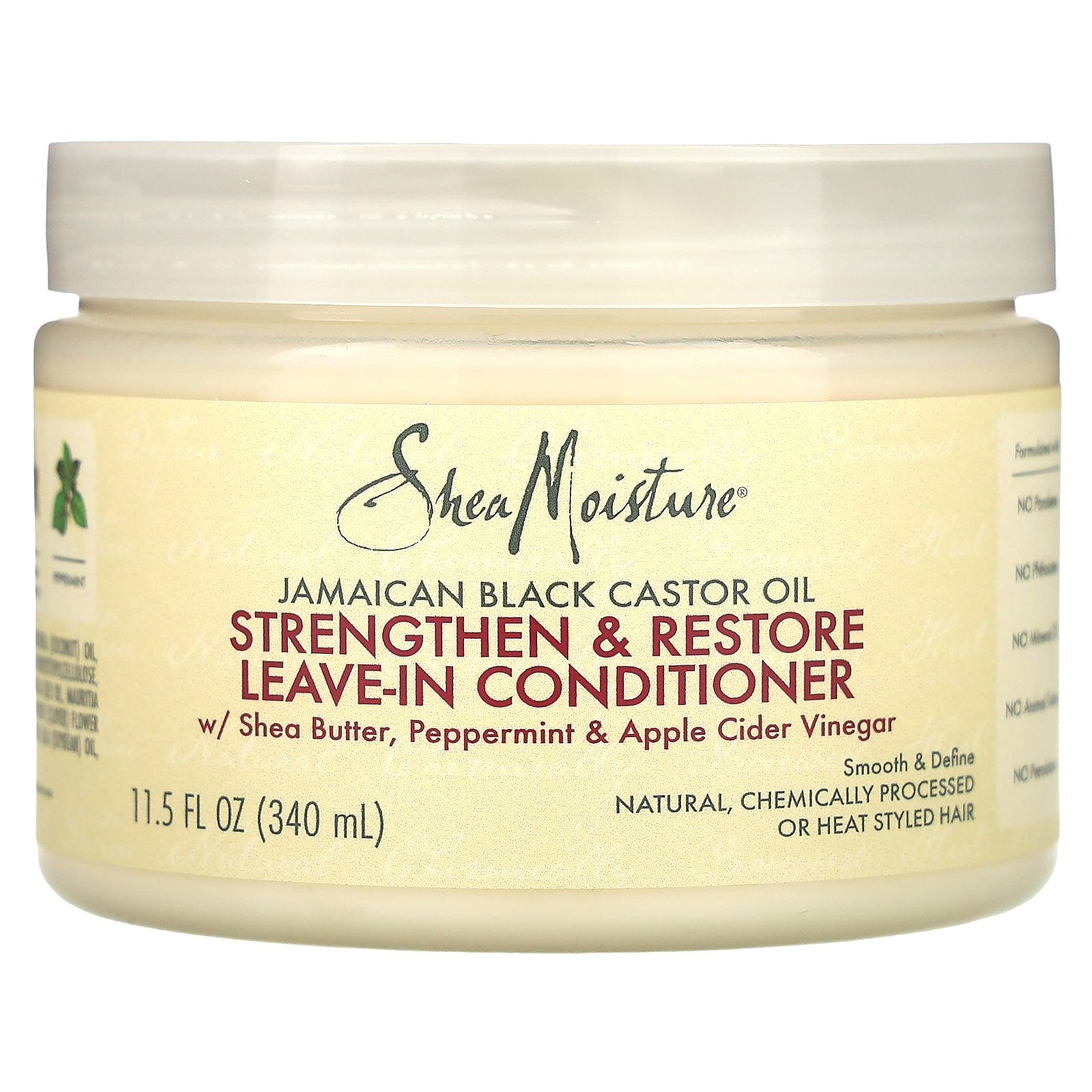 Foto 2 pulgar | Acondicionador Sin Enjuague Sheamoisture Con Aceite De Ricino Negro Jamaicano - Venta Internacional.