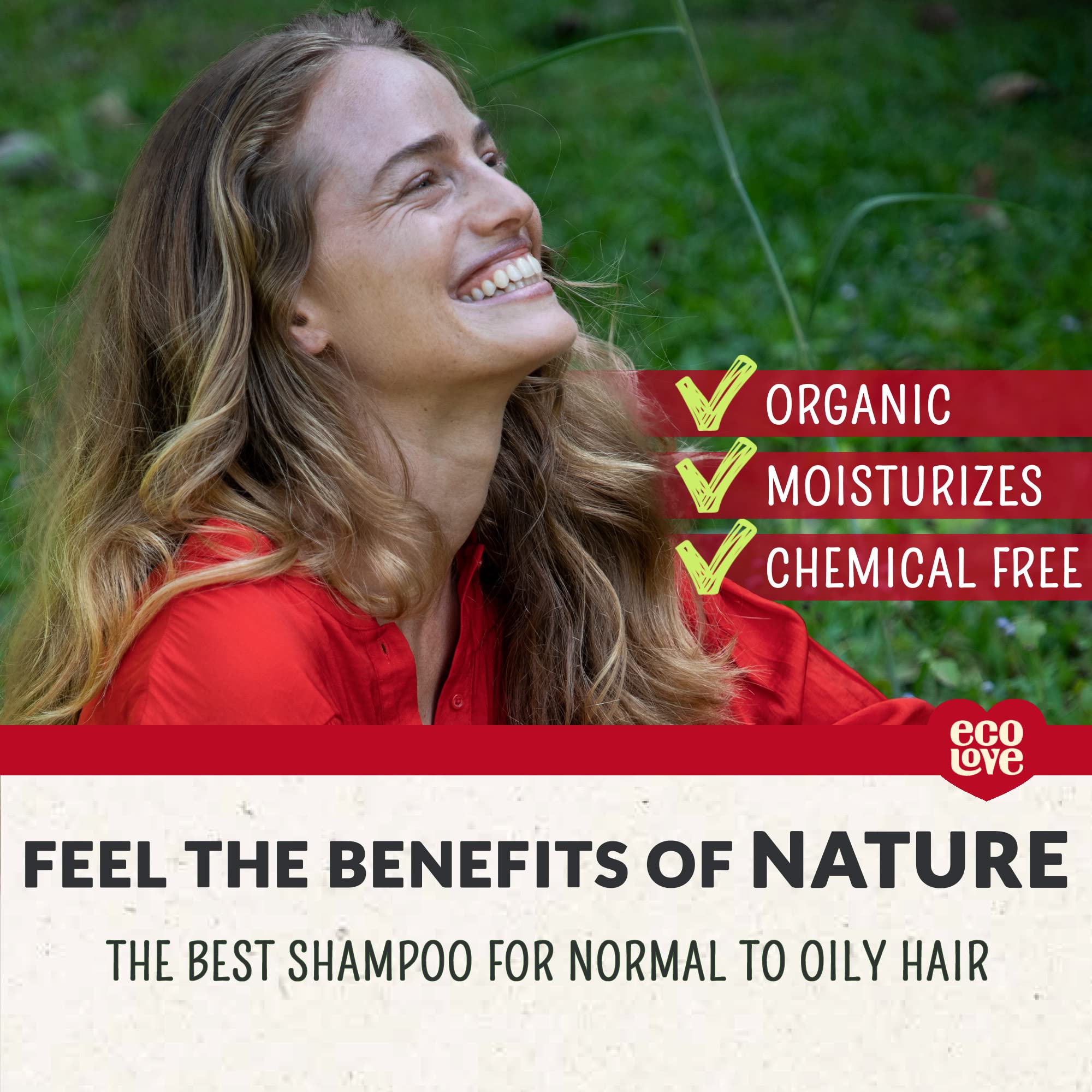 Foto 4 pulgar | Champú Ecolove Natural Para Cabello Normal Y Graso 520 Ml - Venta Internacional.
