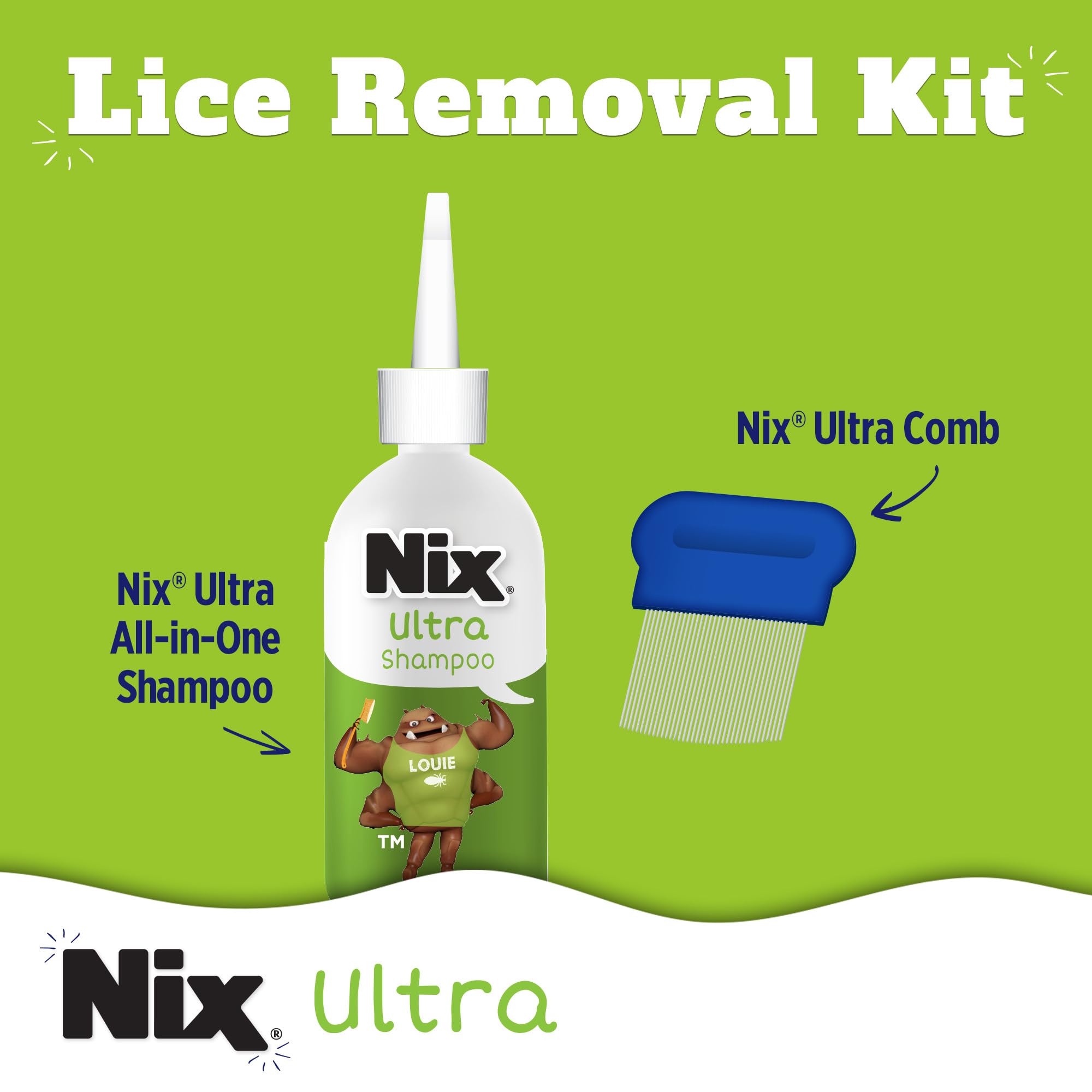 Foto 3 | Champú Para Tratamiento De Piojos Nix Ultra Superlice 120 Ml Con Peine - Venta Internacional.