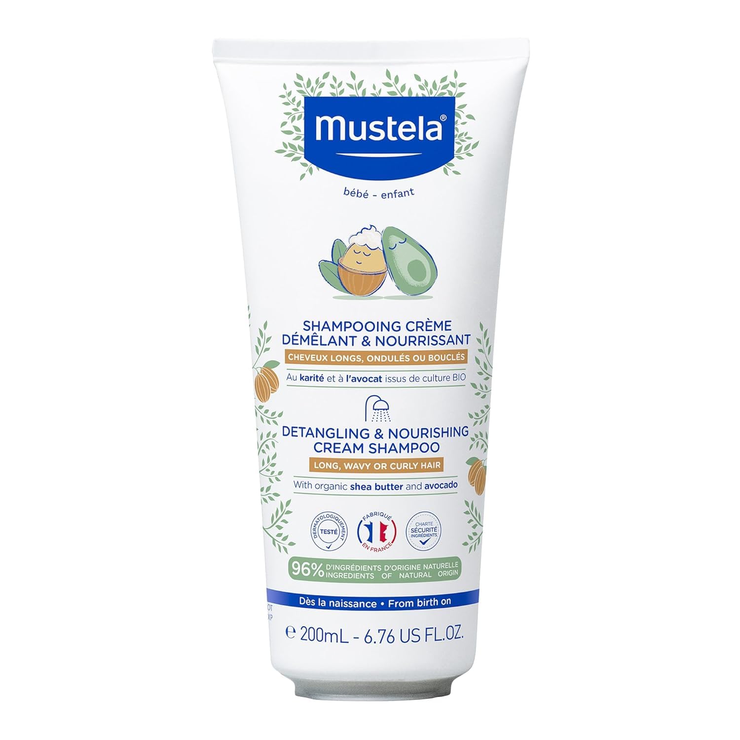 Foto 2 pulgar | Shampoo Mustela Crema Desenredante Y Nutritiva 200 Ml - Venta Internacional.
