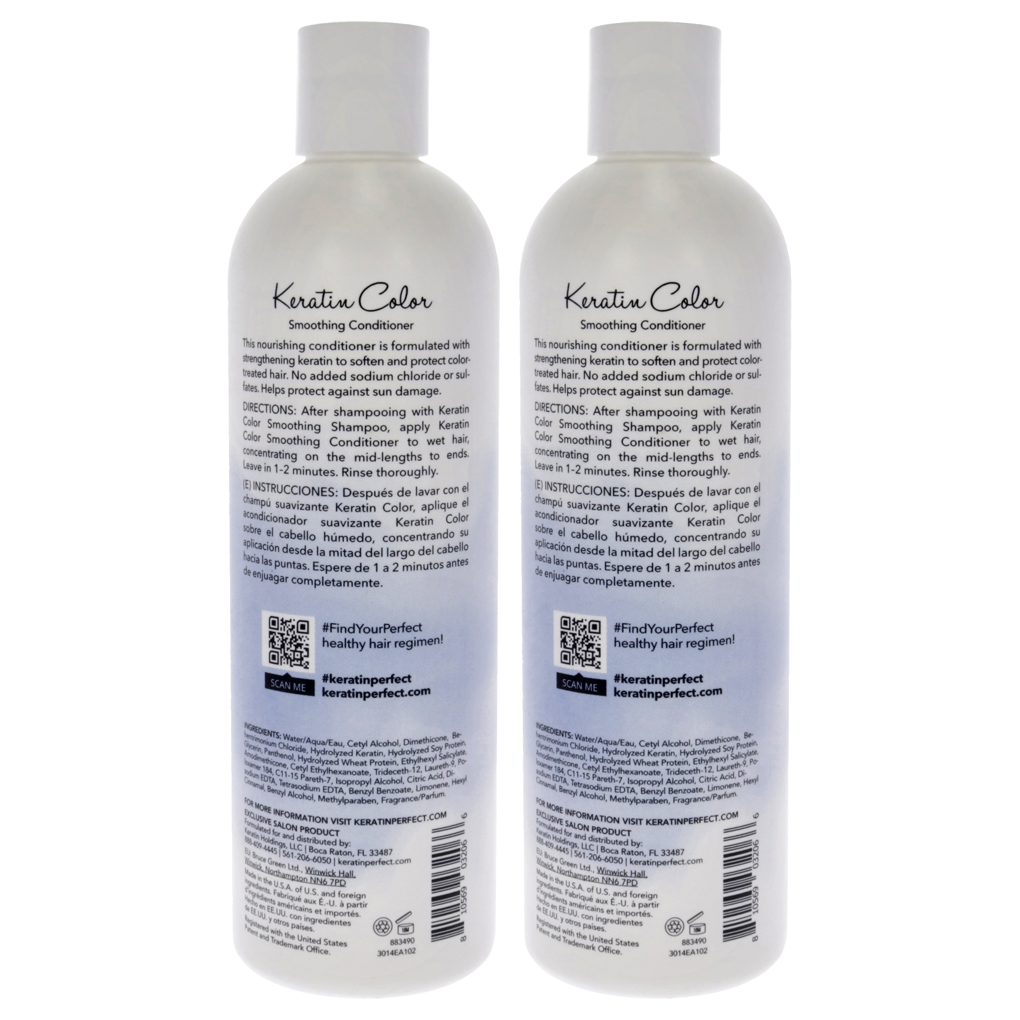 Foto 3 pulgar | Acondicionador Keratin Perfect Keratin Color  Paquete De 2 - Venta Internacional.