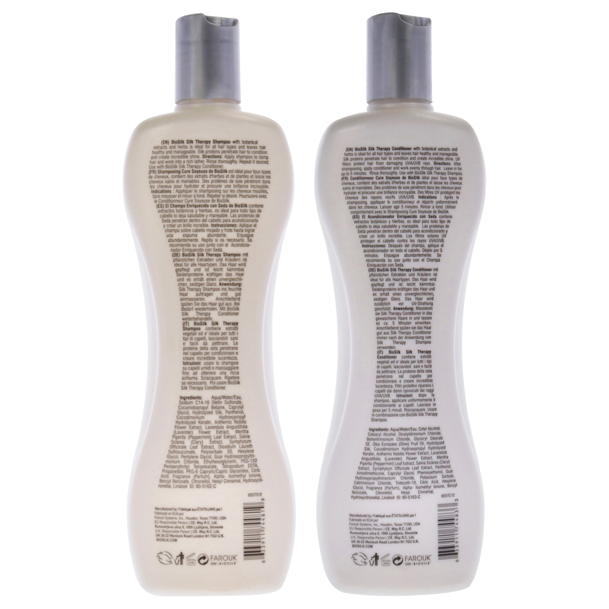 Foto 2 | Kit De Champú Y Acondicionador Biosilk Silk Therapy  Kit De 2 Piezas - Venta Internacional.